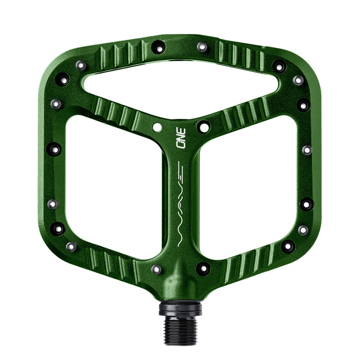 OneUp Components Wave Mountain Bike Pedals Dark Green