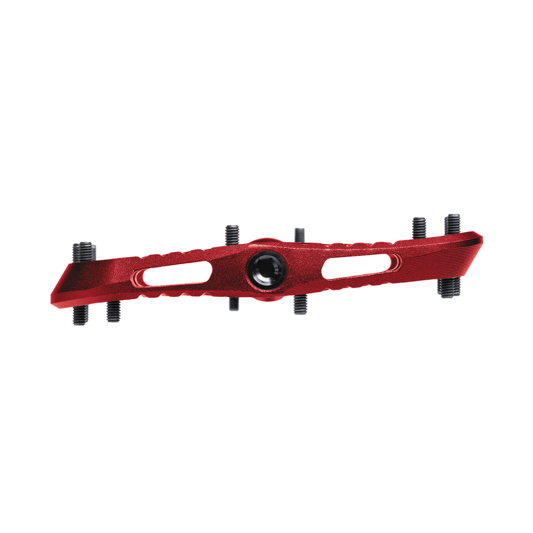 OneUp Components Wave Mountain Bike Pedals Red Side