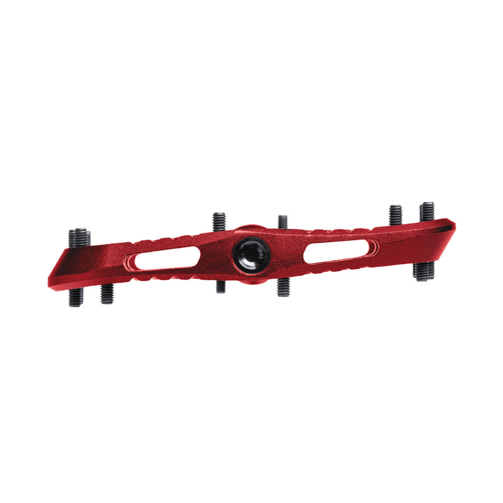 OneUp Components Wave Mountain Bike Pedals Red Side