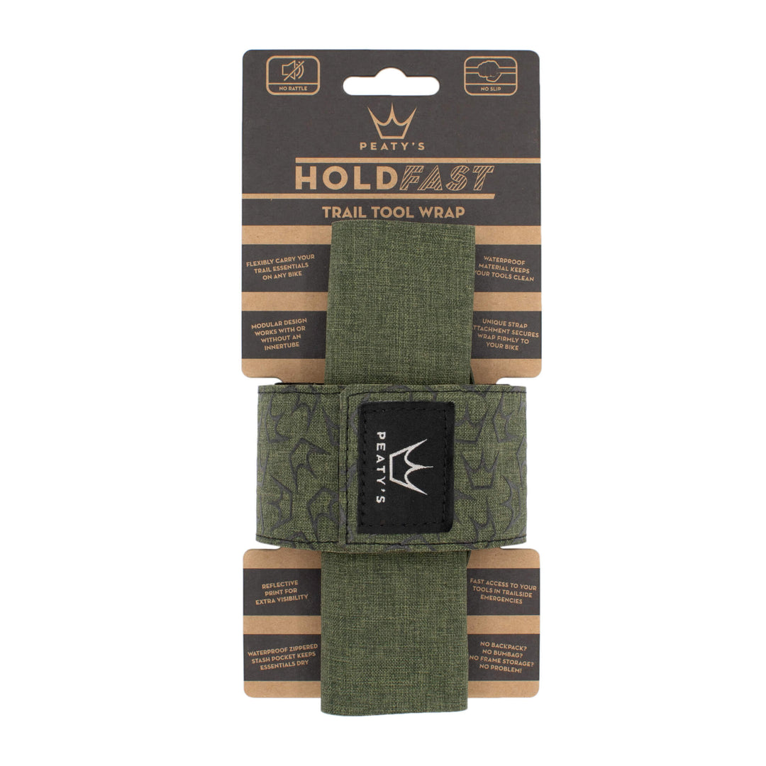 Peaty's Holdfast Trail Tool Wrap Moss Green