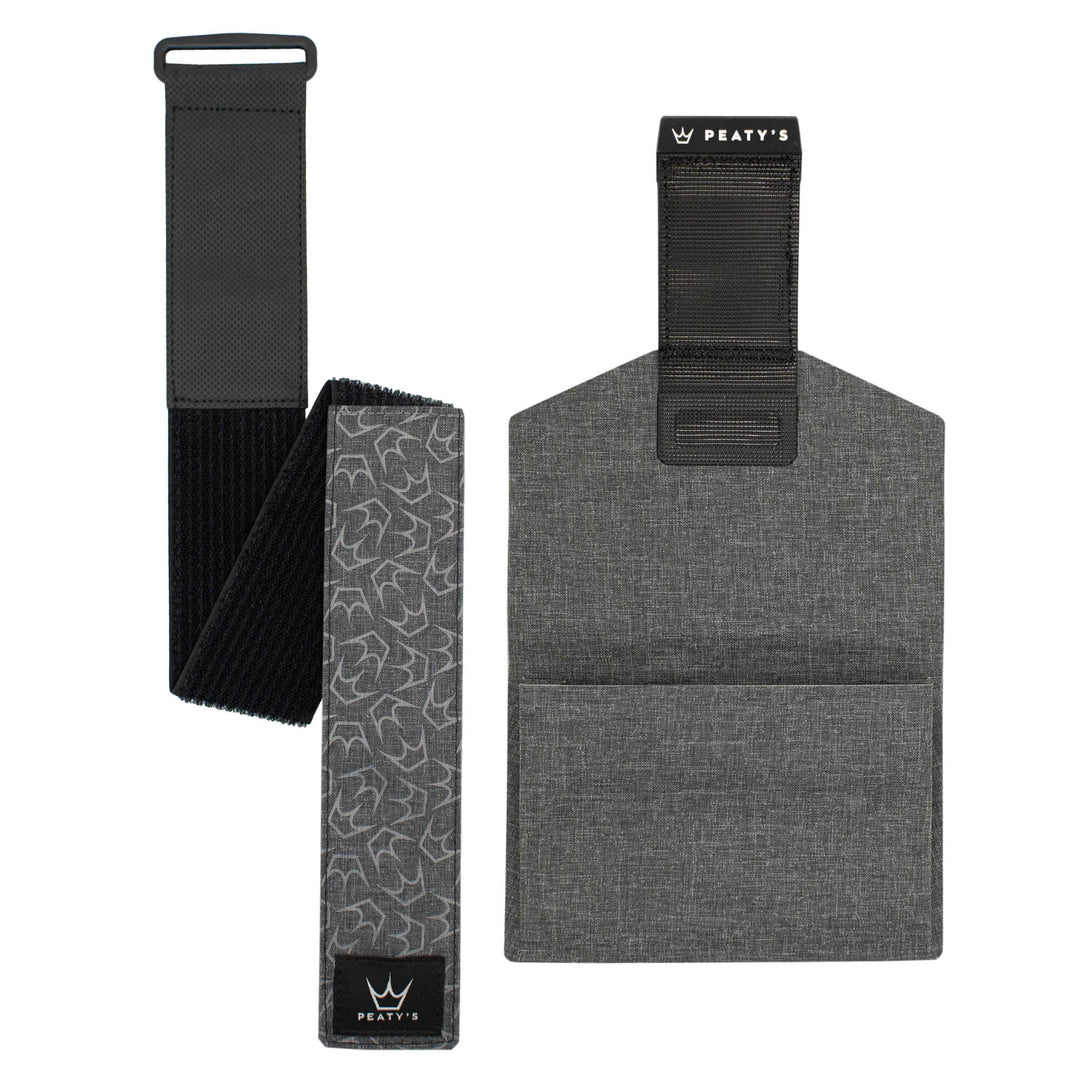 Peaty's Holdfast Trail Tool Wrap Nightrider Slate Grey Open