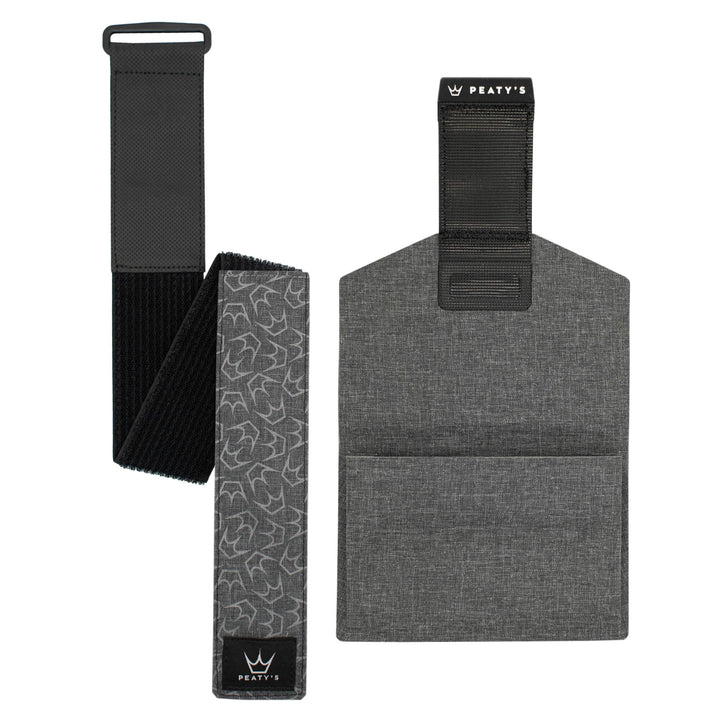 Peaty's Holdfast Trail Tool Wrap Nightrider Slate Grey Open