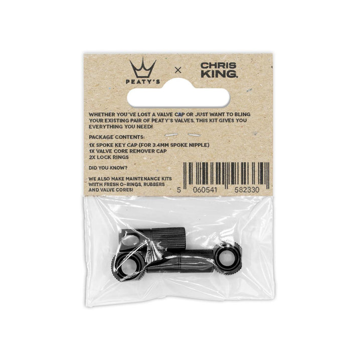 Peaty's Peaty's x Chris King Tubeless Valve Accessory Kit Black Back