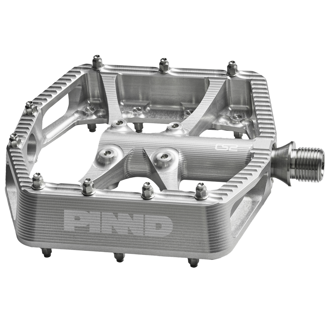 PINND CS2 SS Mountainbike Enduro Flat Pedals Silver