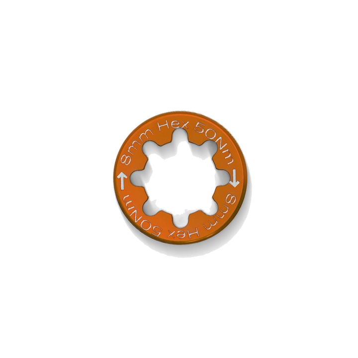 PINND eBike Cranks Captive Nut Orange
