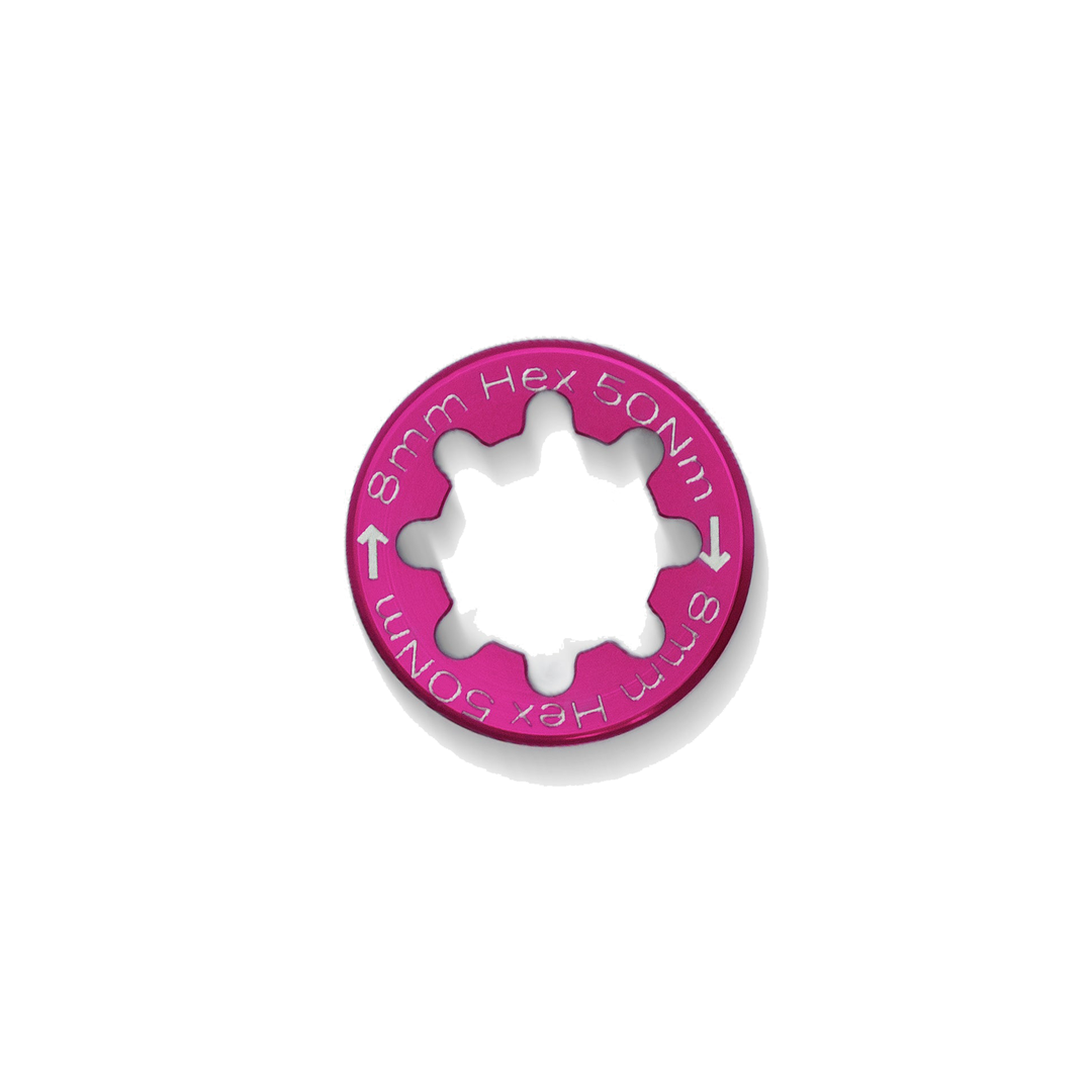 PINND eBike Cranks Captive Nut Pink