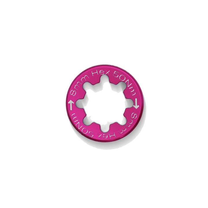 PINND eBike Cranks Captive Nut Pink