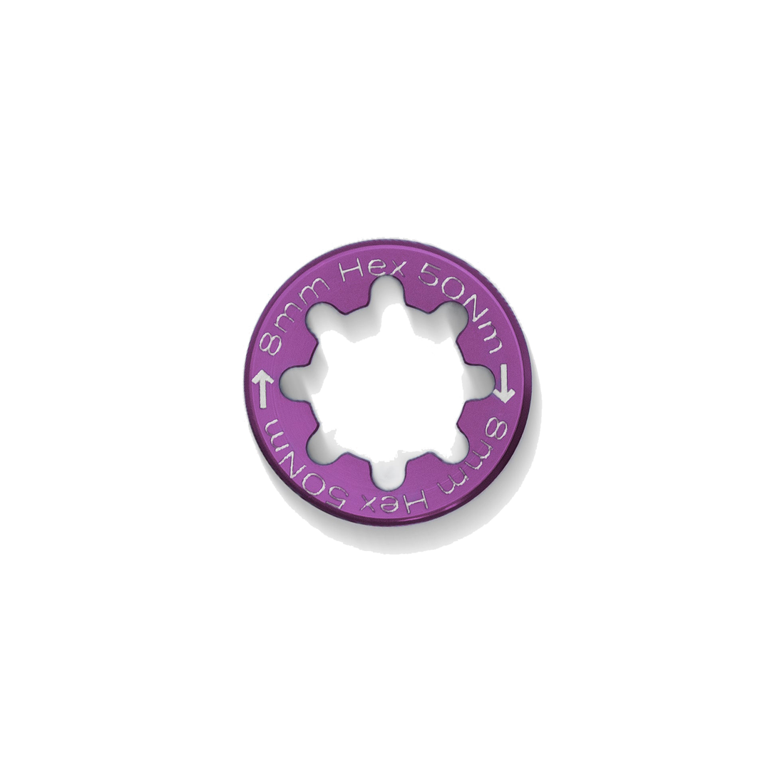 PINND eBike Cranks Captive Nut Purple