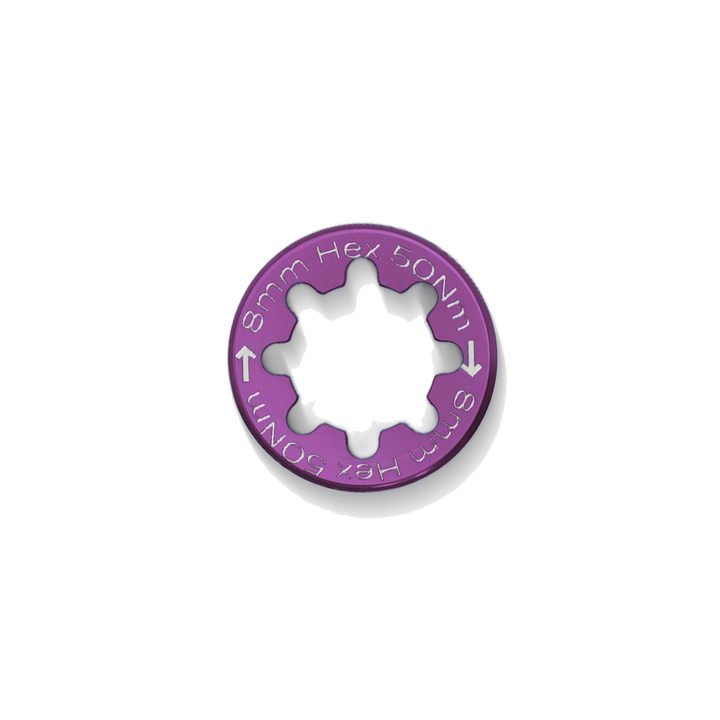 PINND eBike Cranks Captive Nut Purple