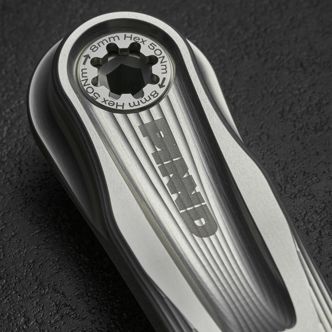 PINND eBike Cranks Bosch/Isis Silver End Cap