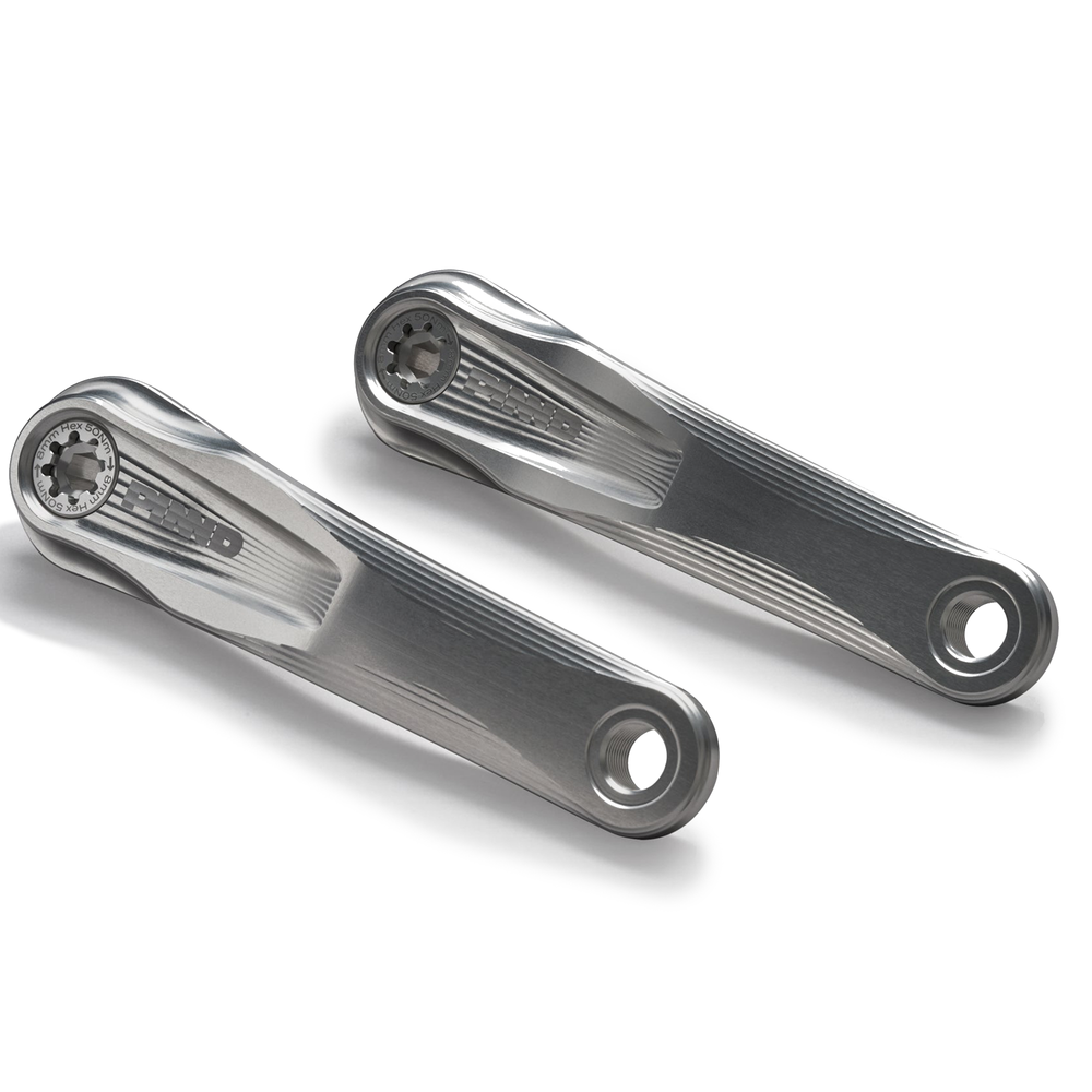 PINND eBike Cranks Bosch/Isis Silver Set