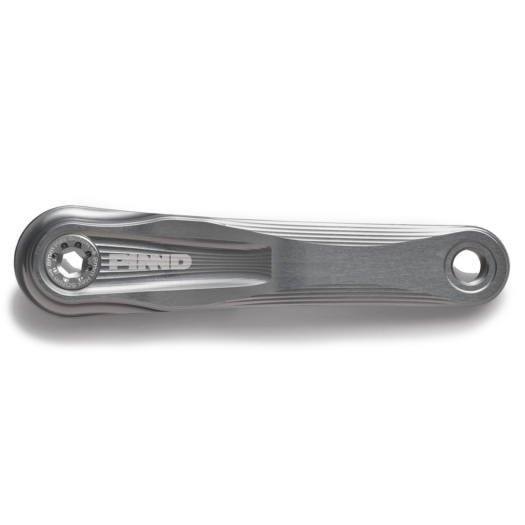 PINND eBike Cranks Bosch/Isis Silver