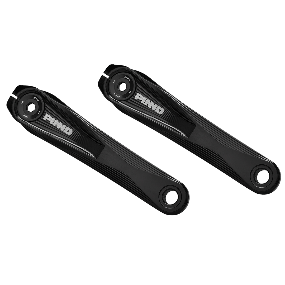 PINND Shimano eBike Cranks Black Pair