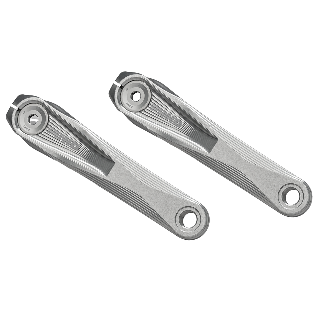 PINND Shimano eBike Cranks Silver Pair