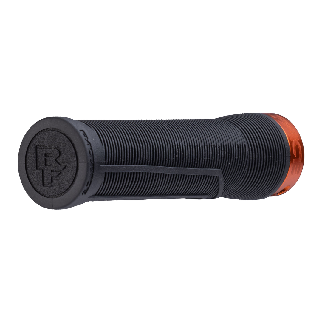 Race Face Chester Mountain Bike Grips Orange End Cap