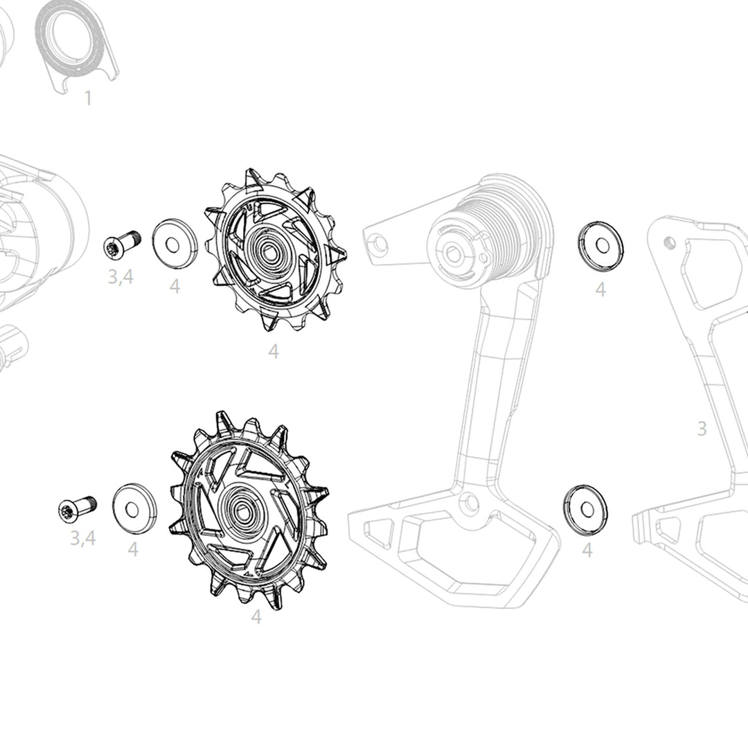 SRAM Eagle 70/90 Rear Derailleur Pulley Kit