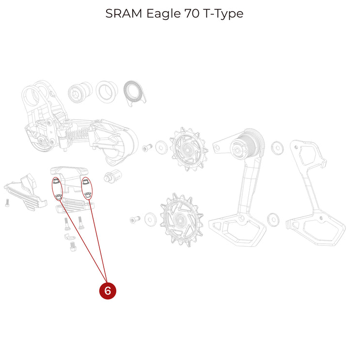 Eagle 70/90 Rear Derailleur Bushing Kit