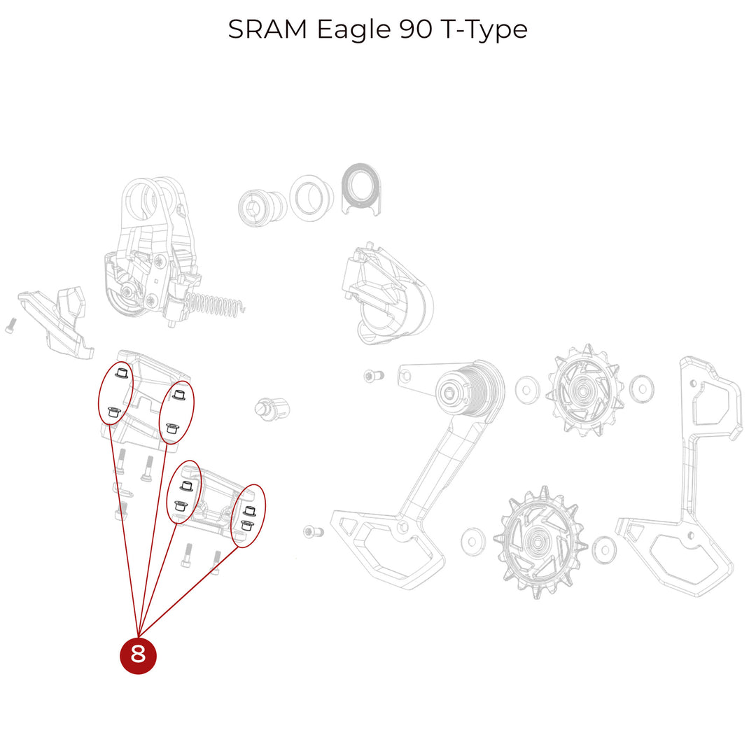 Eagle 70/90 Rear Derailleur Bushing Kit
