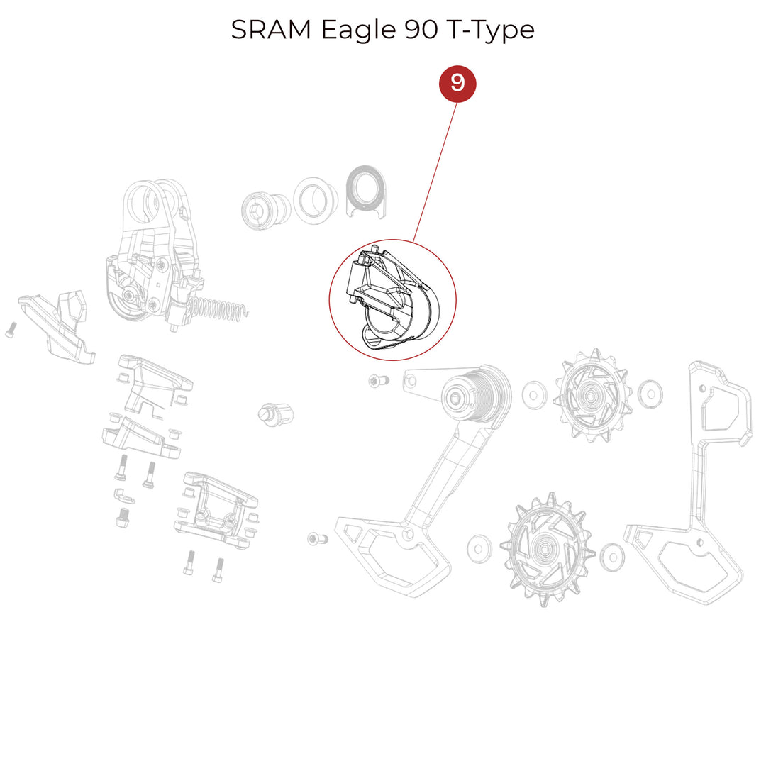 Eagle 90 Rear Derailleur P-Knuckle Kit