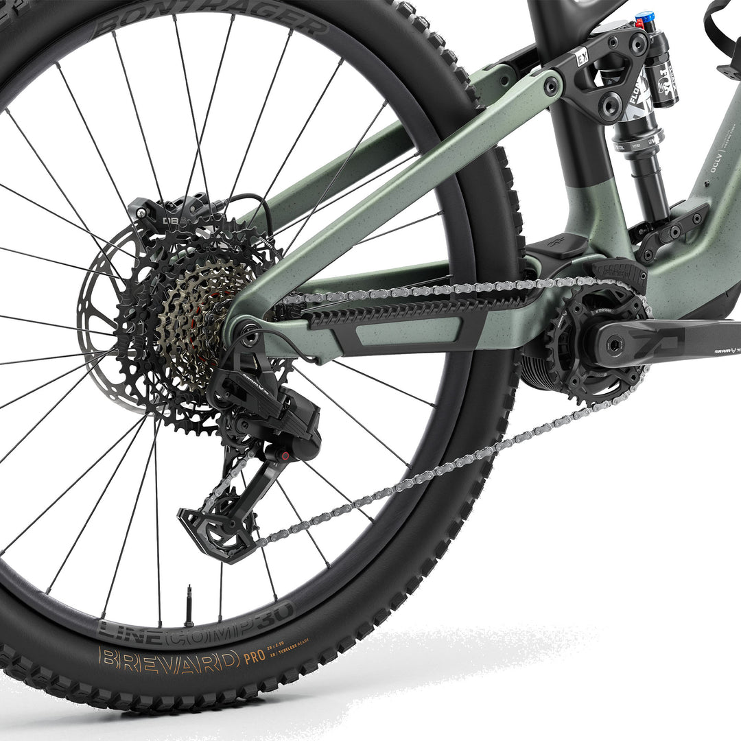 Trek Fuel+ EX 9.7 Gen 2 eBike Lichen Green/Keswick Green Splatter Drivetrain