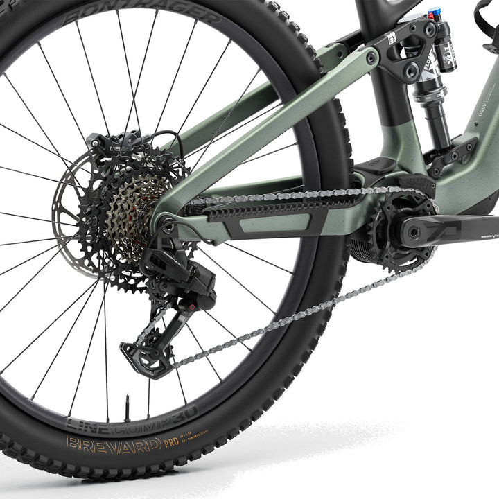 Trek Fuel+ EX 9.7 Gen 2 eBike Lichen Green/Keswick Green Splatter Drivetrain