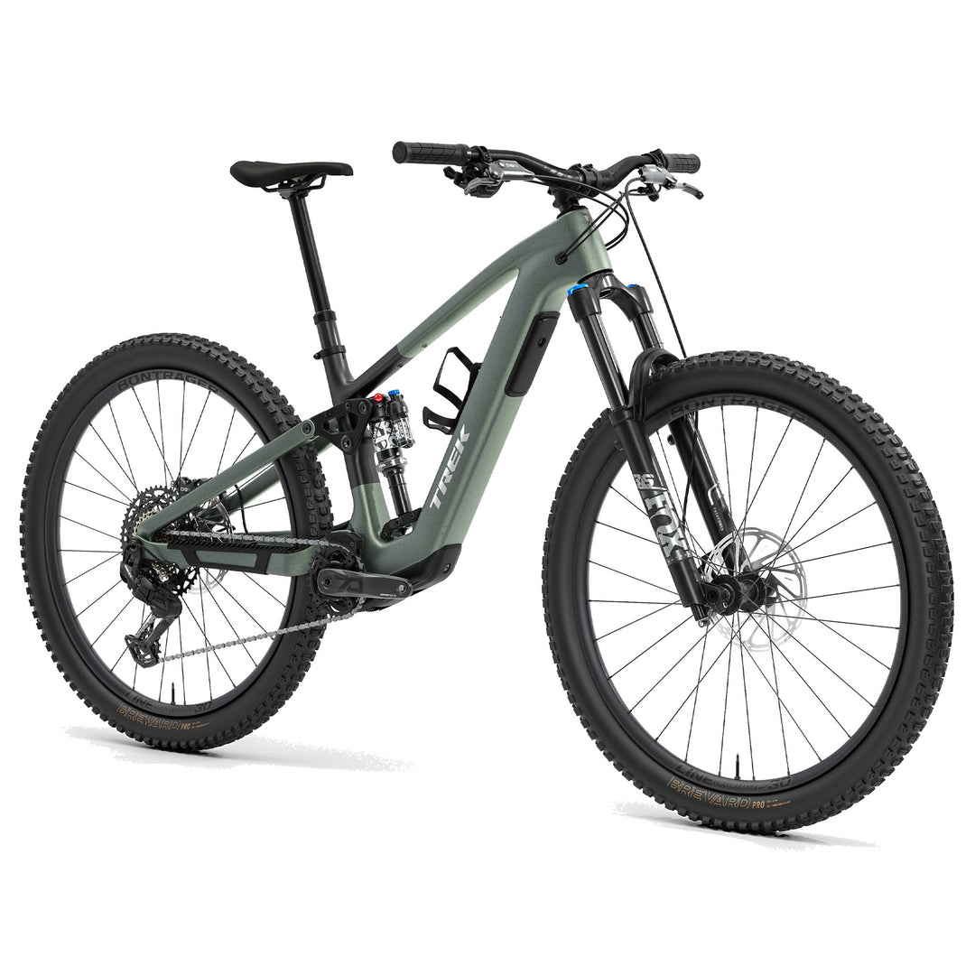 Trek Fuel+ EX 9.7 Gen 2 eBike Lichen Green/Keswick Green Splatter Front