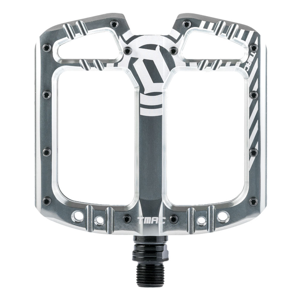 Deity TMAC Mountain Bike Flat Pedals Silver