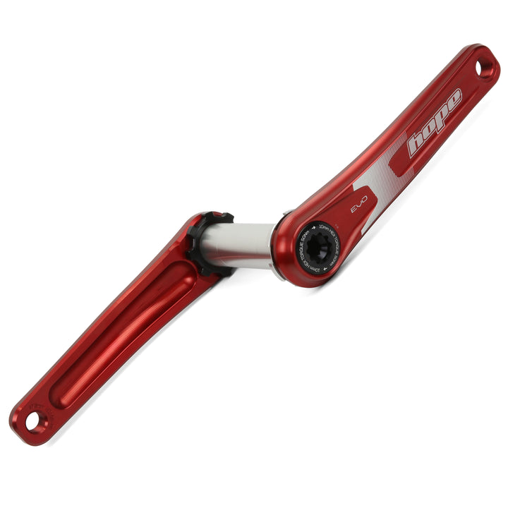 Hope Evo Cranks 73mm Wide Red