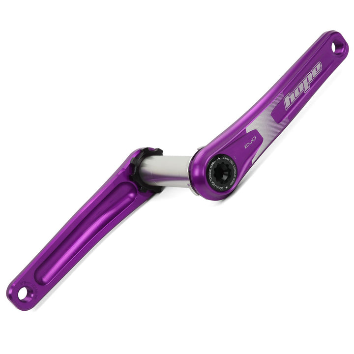 Hope Evo Crankset Purple