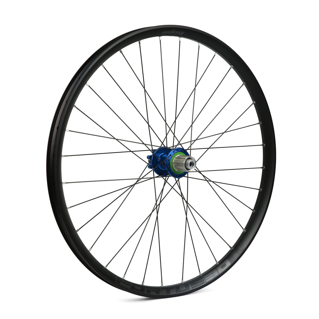 Hope Fortus 30W Rear Wheel 27.5 Shimano Alloy Freehub Blue