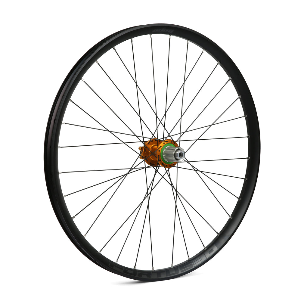 Hope Fortus 30W Rear Wheel 27.5 Shimano Alloy Freehub Orange