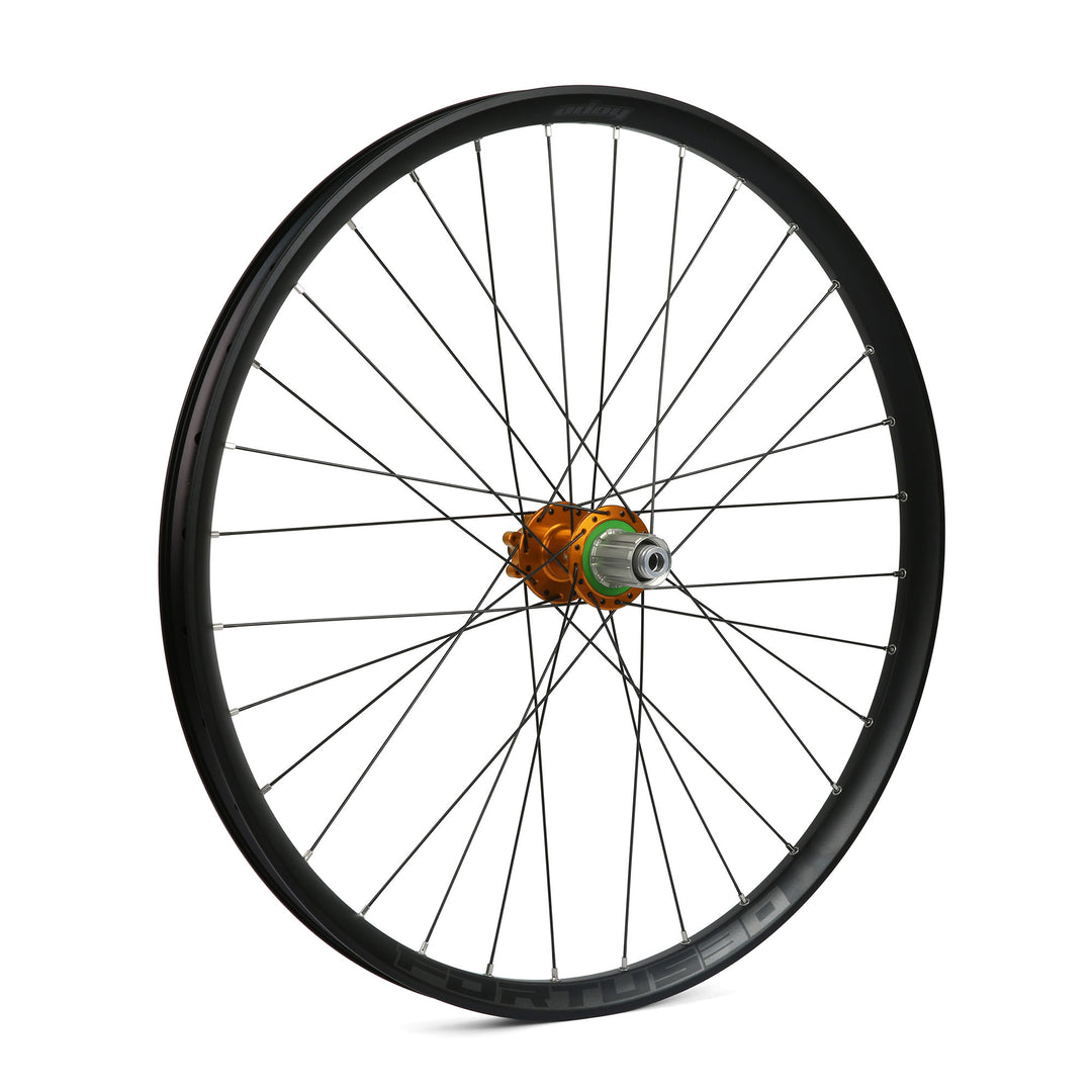 Hope Fortus 30W Rear Wheel 27.5 Shimano Alloy Freehub Orange