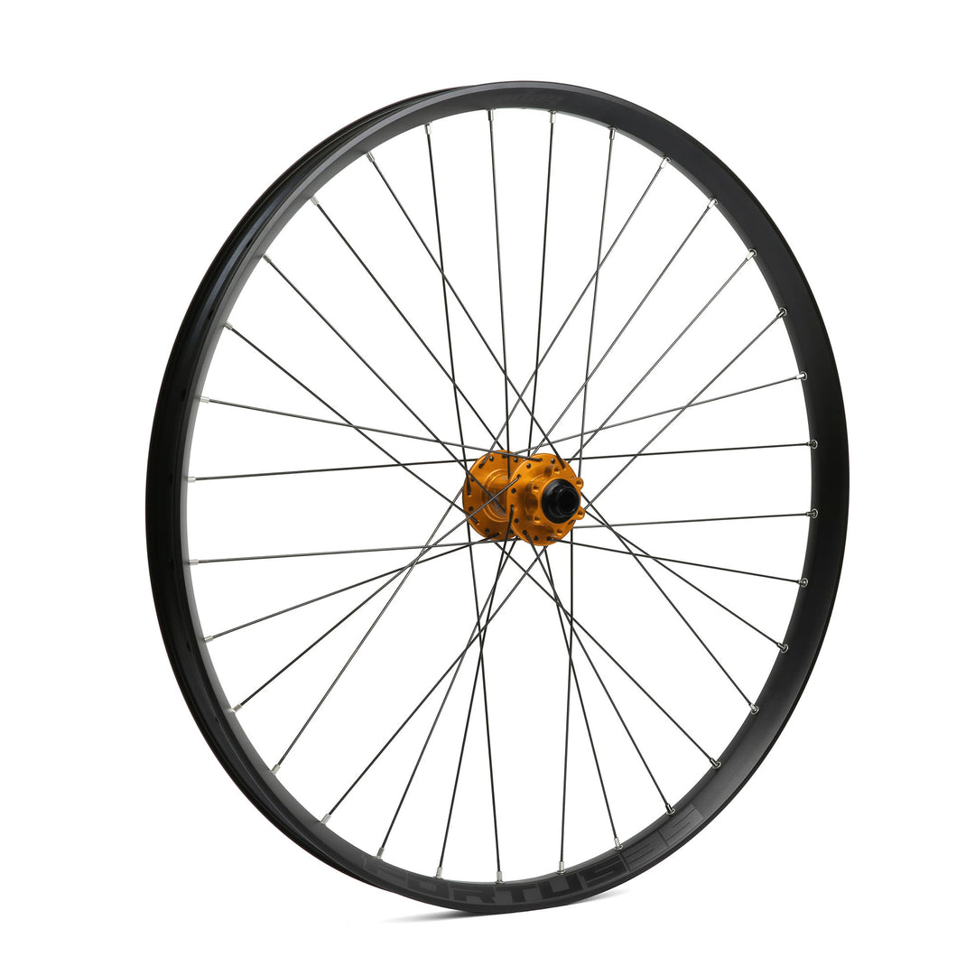 Hope Fortus 35W Front Wheel 27.5 Non Boost Orange