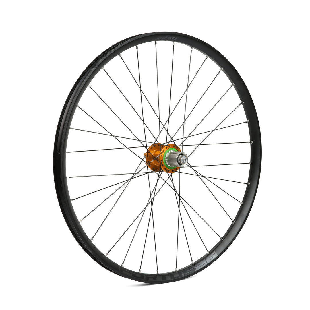 Hope Fortus 26W Rear Wheel 26" Non Boost Shimano Alloy Freehub Orange