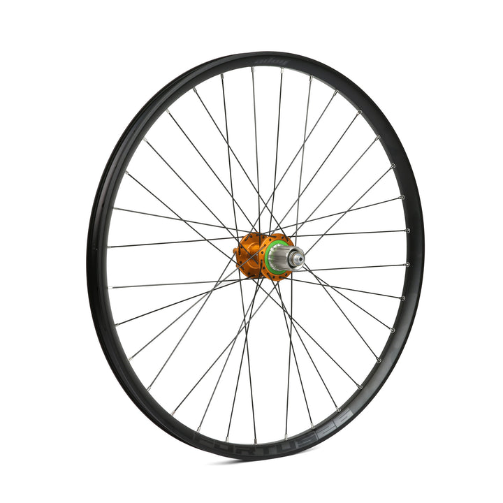 Hope Fortus 26W Rear Wheel 26" Non Boost Shimano Alloy Freehub Orange