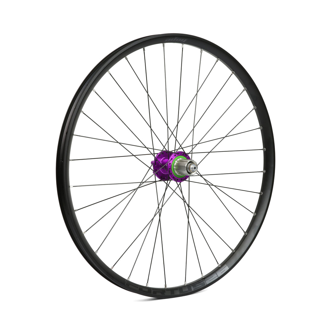Hope Fortus 26W Rear Wheel 26" Non Boost Shimano Alloy Freehub Purple