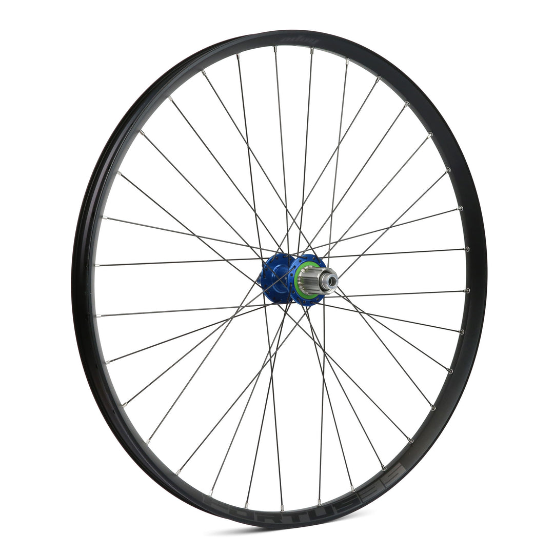 Hope Fortus 35W Rear Wheel 29" Blue Boost Shimano Steel Freehub