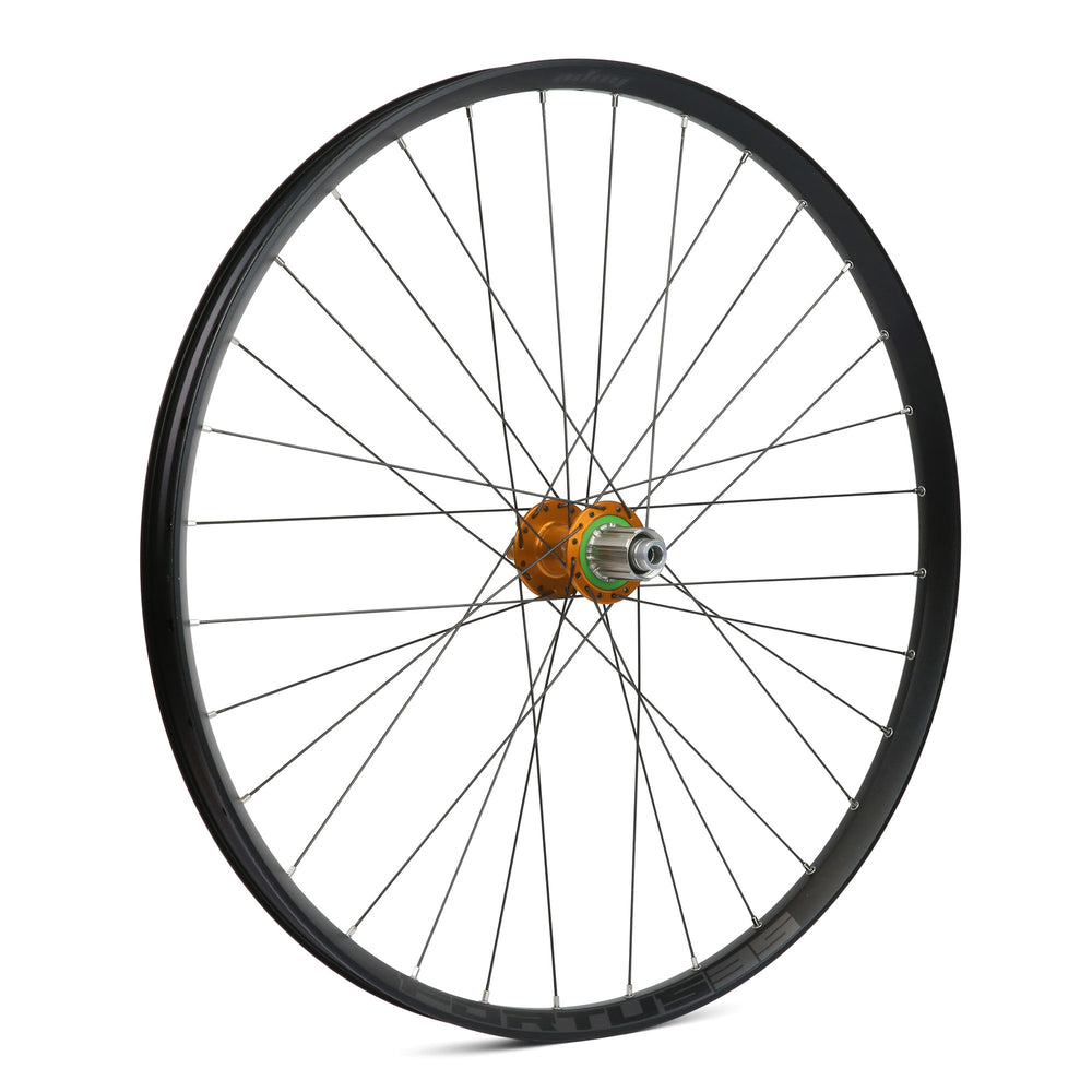 Hope Fortus 35W Rear Wheel 29" Orange Boost Shimano Steel Freehub