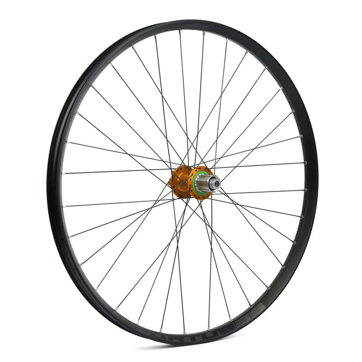 Hope Fortus 35W Rear Wheel 29" Orange Boost Shimano Steel Freehub