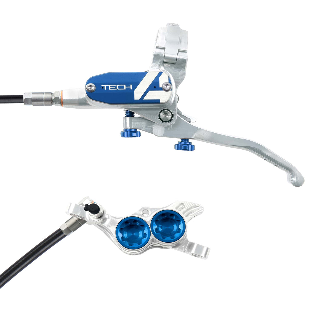 Hope Tech 4 Silver Blue T4 E4 Disc Brake