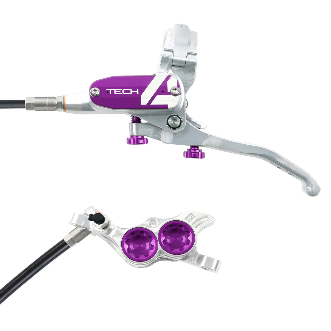 Hope Tech 4 Silver Purple T4 E4 Disc Brake