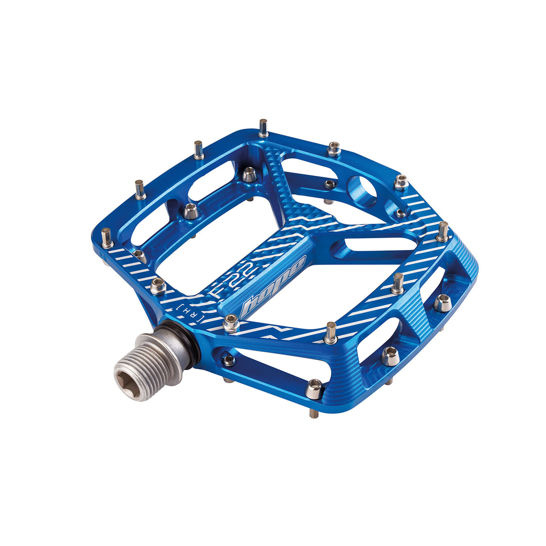 Hope F22 Flat Pedals Blue