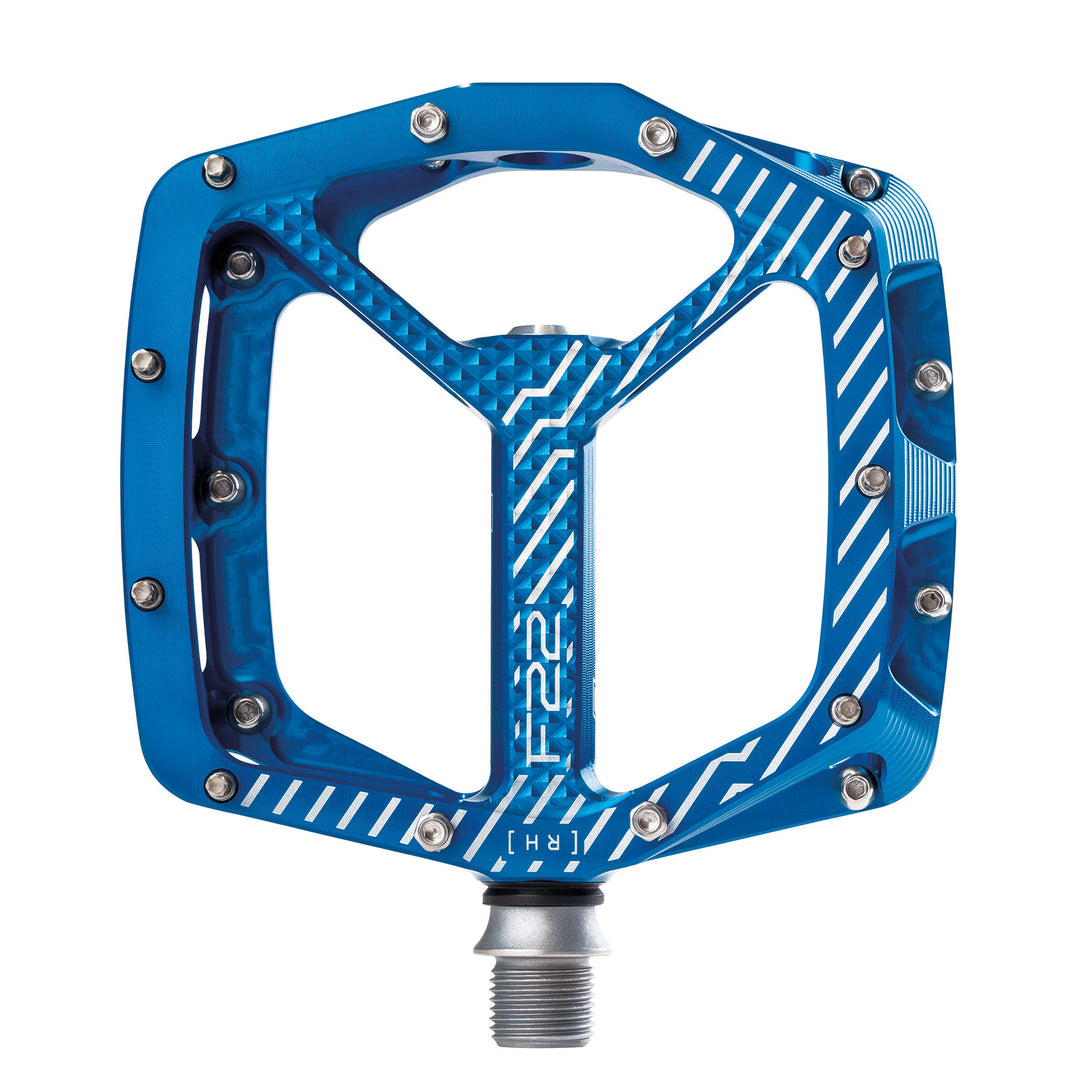 Hope F22 Flat Pedals Blue