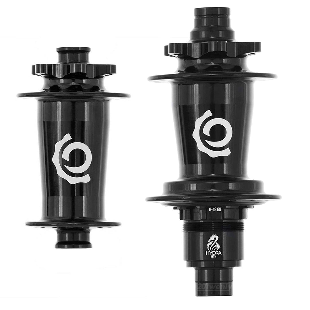 Industry Nine Hydra Hubs (Pair) Black I9 Logo Side