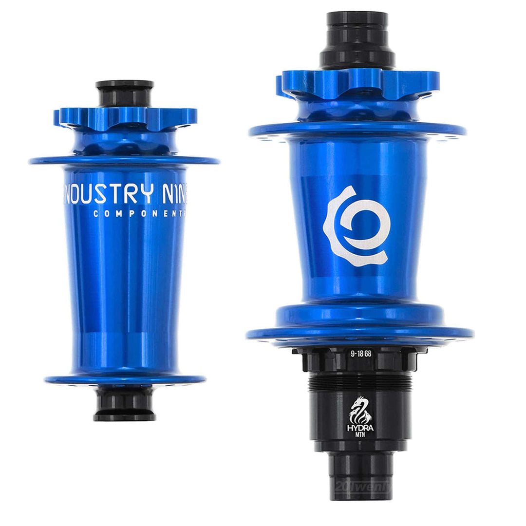 Industry Nine Hydra Hubs (Pair) Black I9 Logo Side