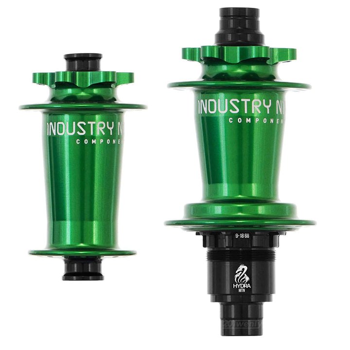 Industry Nine Hydra Hubs (Pair) Green