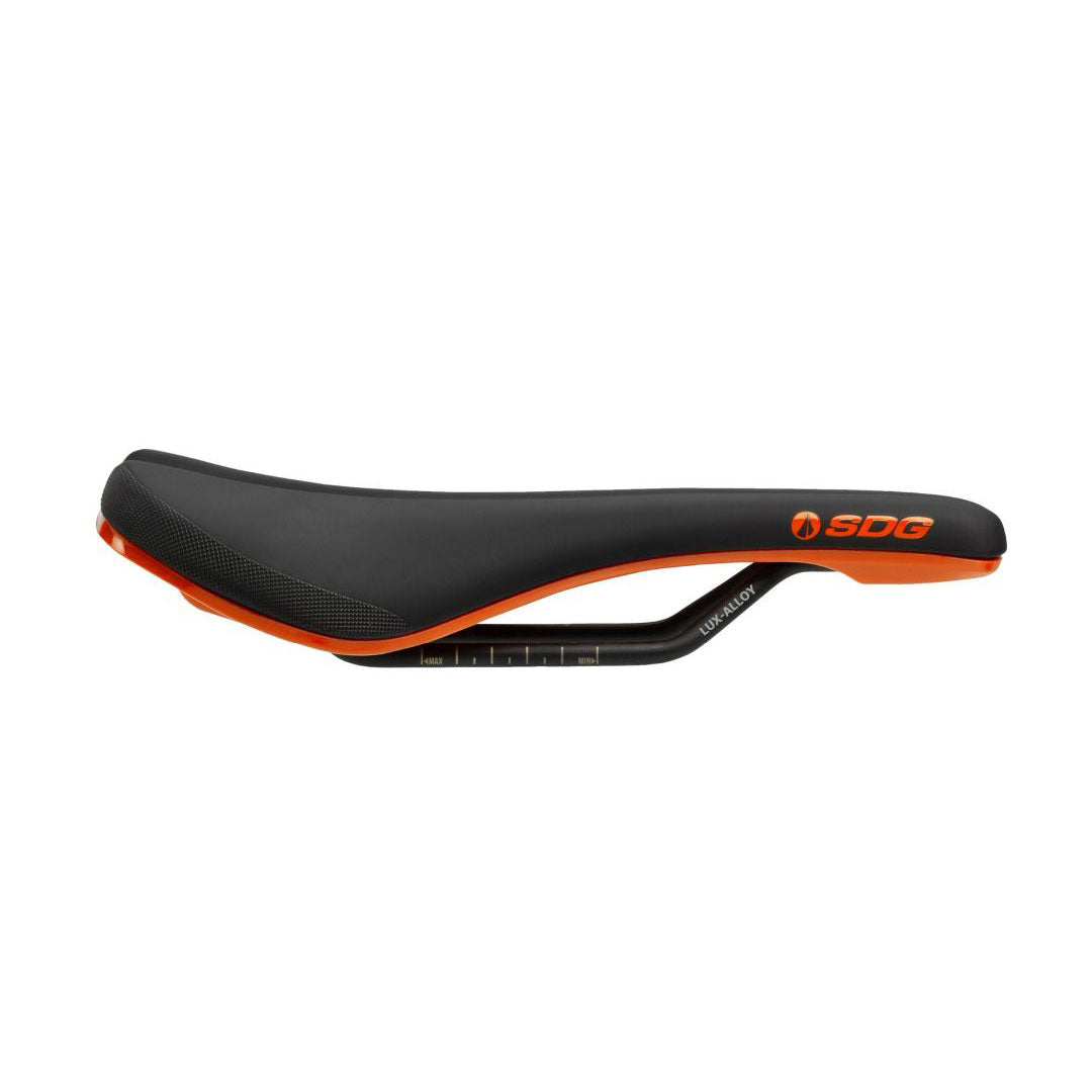 SDG Bel Air V3 Lux Alloy Saddle Side Orange