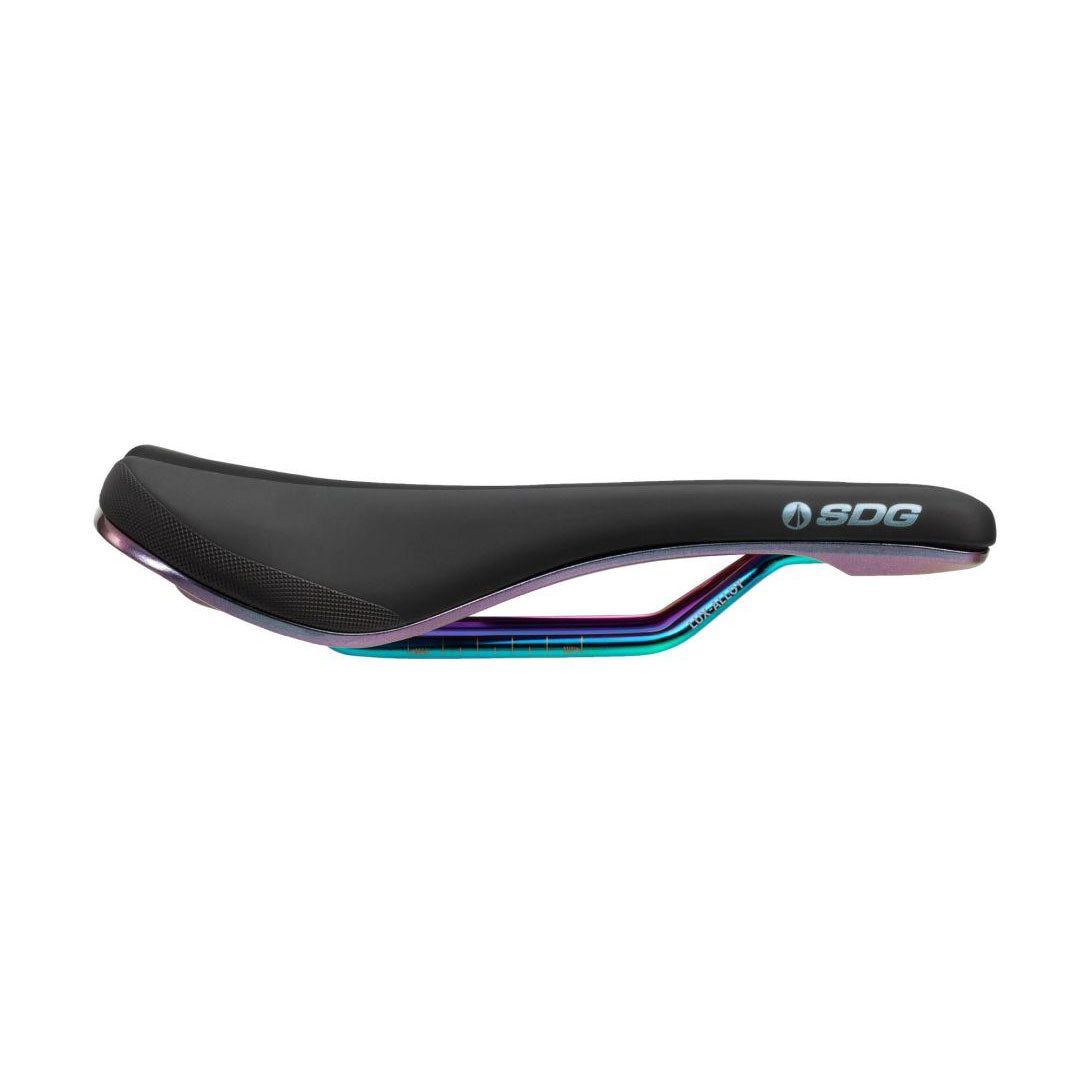 SDG Bel Air V3 Lux Alloy Saddle Side Oil Slick