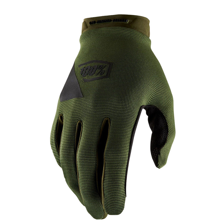 100% Ridecamp Mountain Bike Gloves Green