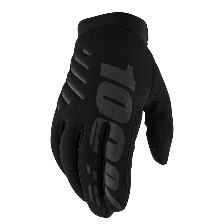100% Brisker Cold Weather Womens Gloves Black